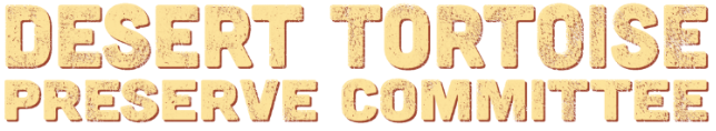 New Logo - text saying Desert Tortoise Preserve Committee